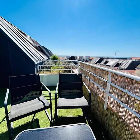 Apartamento La Calypso Jolie T3 Vue Terrasse Parking Wifi *