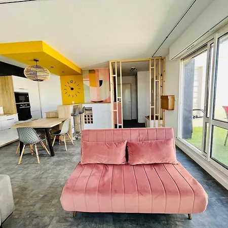Apartment La Calypso Jolie T3 Vue Terrasse Parking Wifi