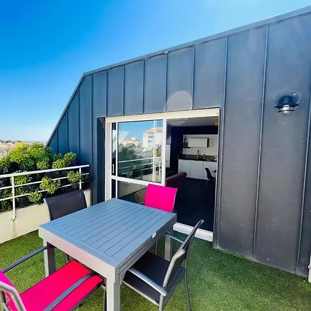 La Calypso Jolie T3 Vue Terrasse Parking Wifi Apartment